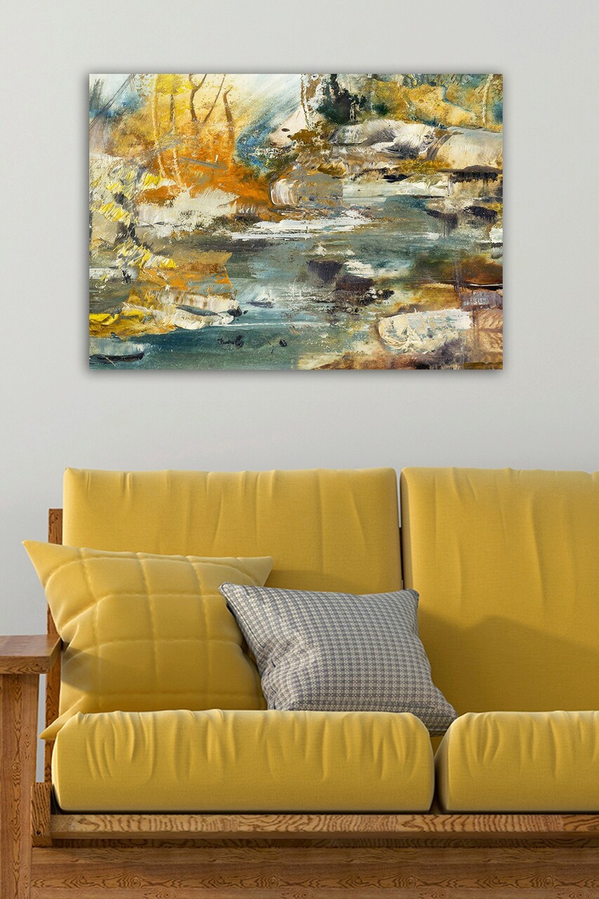 Tablou decorativ, 153861683-5070, Cadru: 100% LEMN (grosime: 3 cm), Multicolor - imagine 6